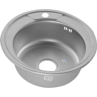 Мойка 490 Melana 0,6/160 хром с сифоном (017/3M *12)